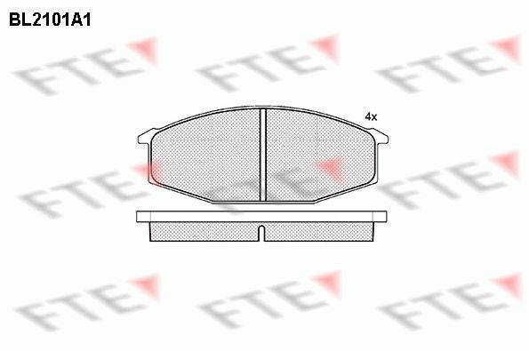 FTE BL2101A1: Piduriklotsid