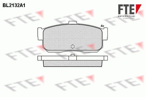 FTE BL2132A1: Plăcuțe de frână