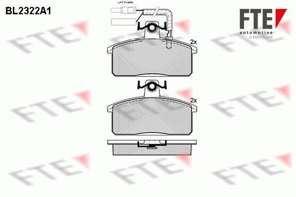 FTE BL2322A1: Bremseklodser