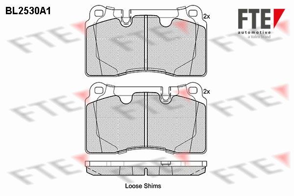 FTE BL2530A1: Piduriklotsid