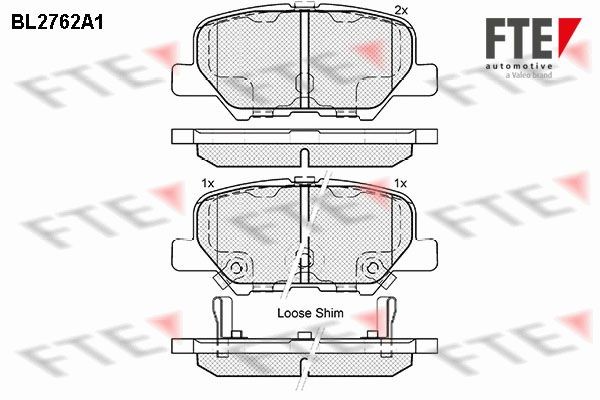 FTE BL2762A1: Piduriklotsid