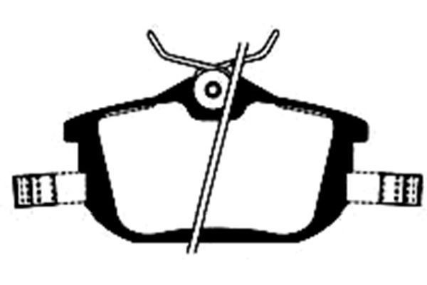 KAVO PARTS BP-5527: Bremseklodser