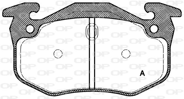 OPEN PARTS BPA0144.70: Bremseklodser bagaksel