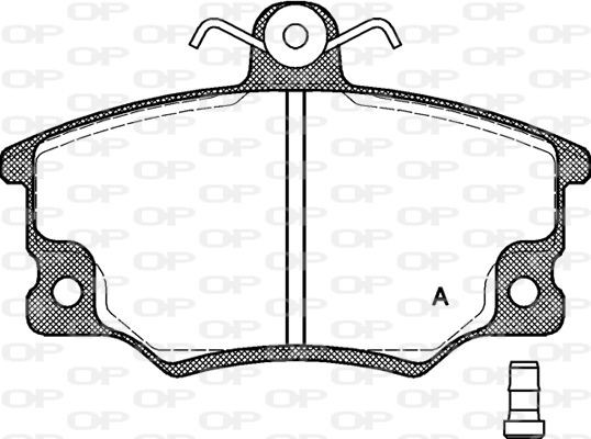 OPEN PARTS BPA0146.14: Bremseklodser foraksel