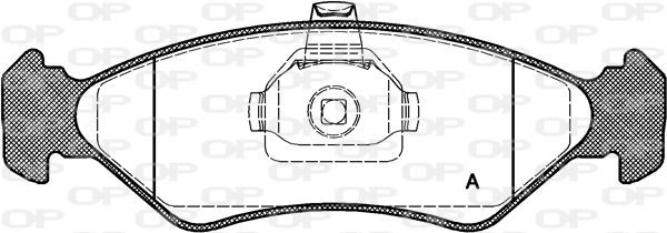 OPEN PARTS BPA0285.20: Piduriklotsid Esisild