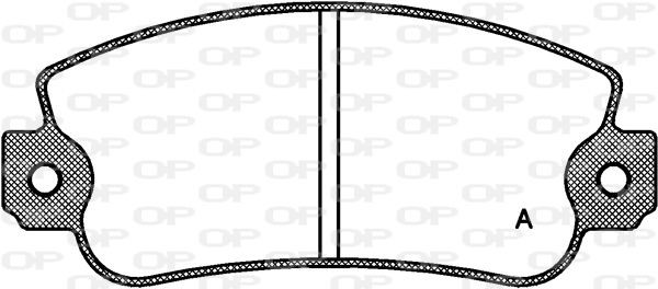 OPEN PARTS BPA0372.30: Bremseklodser foraksel