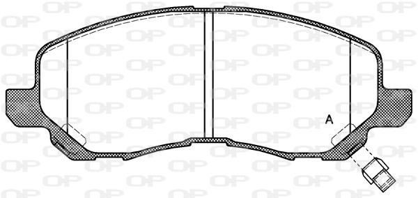 OPEN PARTS BPA0804.12: Bremseklodser foraksel