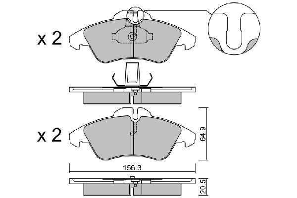 AISIN BPMB-1013: Piduriklotsid Premium ADVICS by AISIN