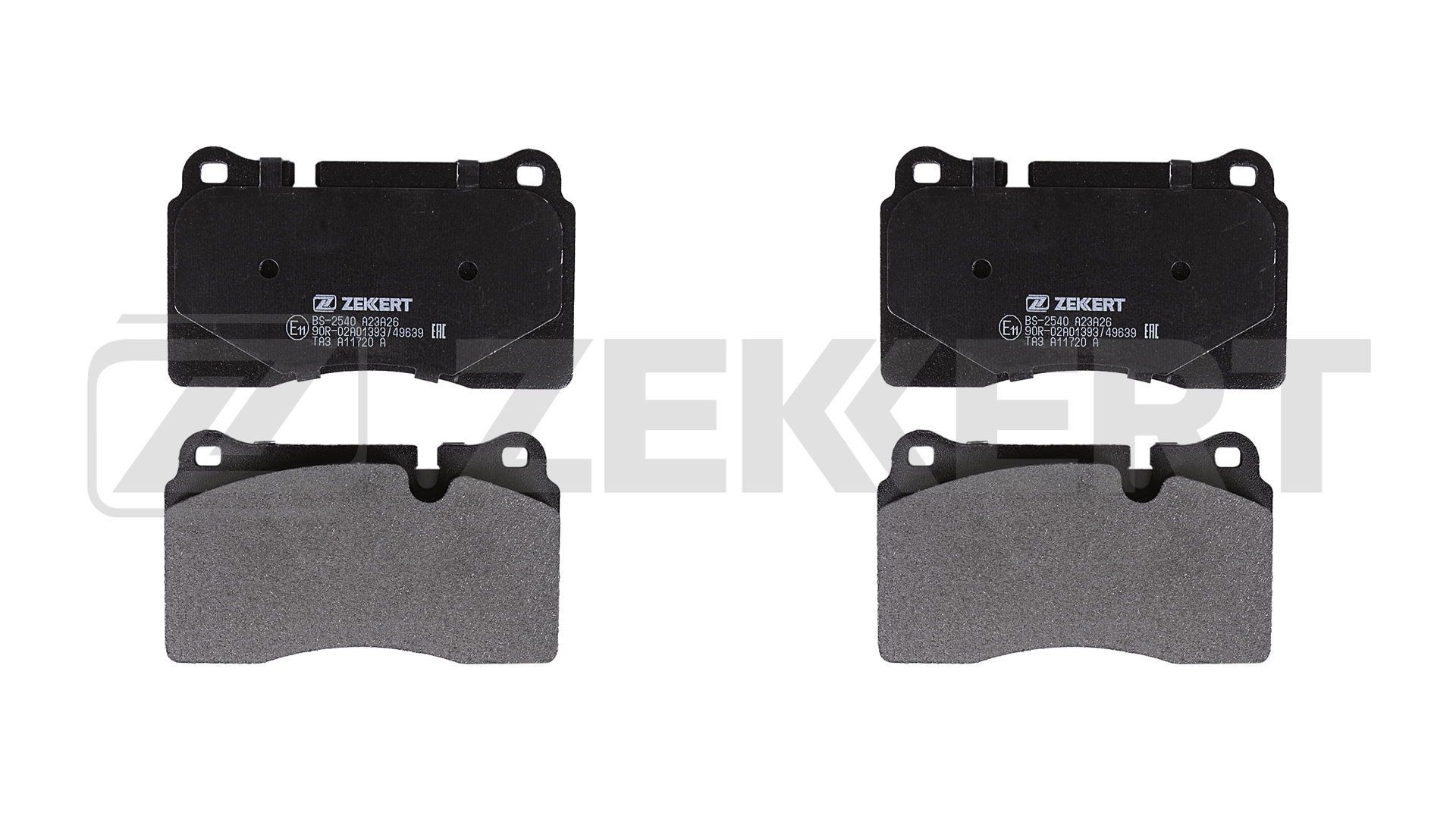 ZEKKERT BS-2540: Piduriklotsid Esisild