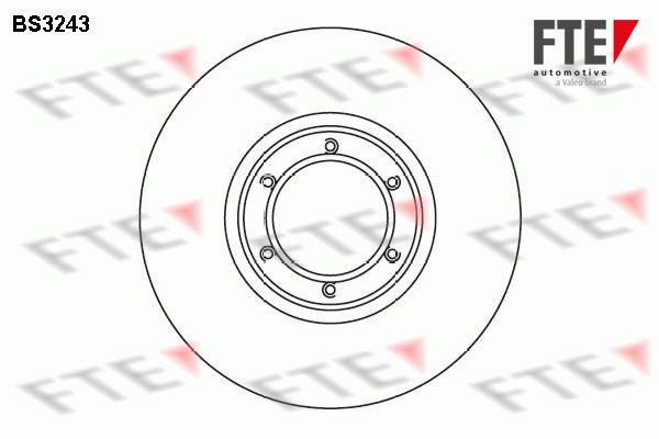 FTE BS3243: Piduriketas Ø: 252mm, sisemine õhutus