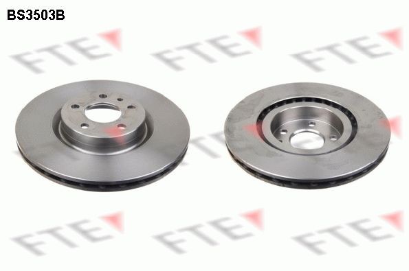 FTE BS3503B: Piduriketas Ø: 284mm, sisemine õhutus, Ø: 284mm, kaetud