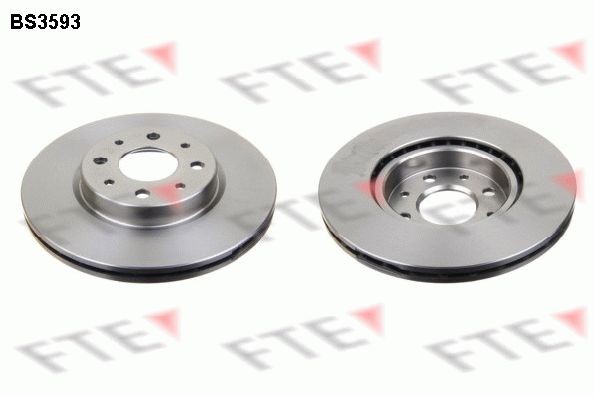 FTE BS3593: Piduriketas Ø: 257mm, sisemine õhutus, Ø: 257mm