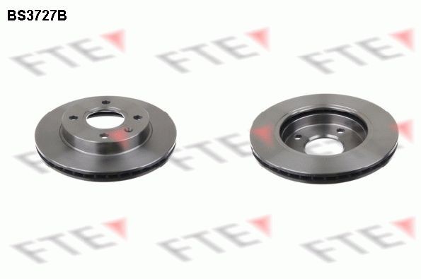 FTE BS3727B: Piduriketas Ø: 240mm, sisemine õhutus, Ø: 240mm, kaetud