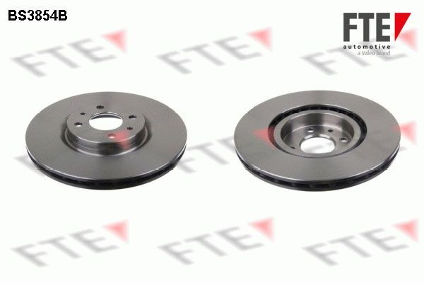 FTE BS3854B: Piduriketas Ø: 284mm, sisemine õhutus, Ø: 284mm, kaetud