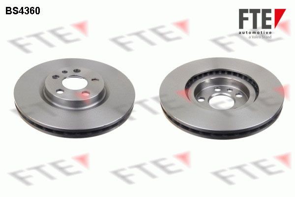 FTE BS4360: Piduriketas Ø: 281mm, sisemine õhutus, Ø: 281mm