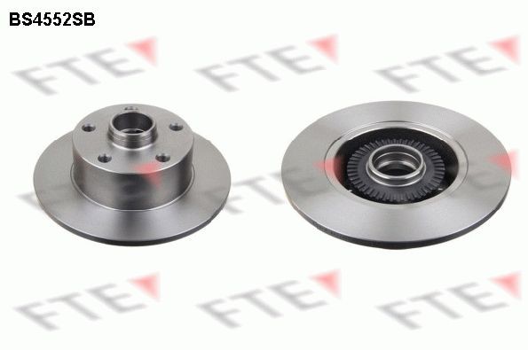 FTE BS4552SB: Piduriketas Ø: 245mm, täis, Ø: 245mm, kaetud, koos ABS-andurirõngaga