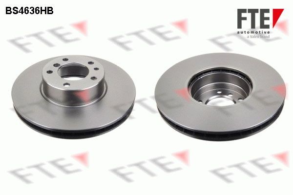 FTE BS4636HB: Piduriketas Ø: 324mm, sisemine õhutus, Ø: 324mm, kaetud