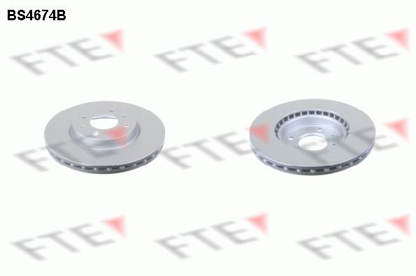 FTE BS4674B: Piduriketas Ø: 257mm, sisemine õhutus, Ø: 257mm, kaetud