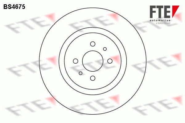 FTE BS4675: Piduriketas Ø: 305mm, sisemine õhutus, Ø: 305mm