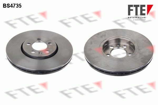 FTE BS4735: Piduriketas Ø: 288mm, sisemine õhutus, Ø: 288mm