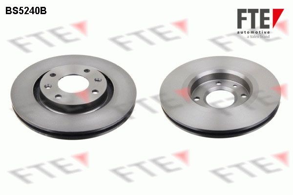 FTE BS5240B: Bremseskive Ø: 266mm, indvendigt ventileret, Ø: 266mm, coatet