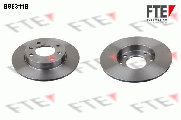 FTE BS5311B: Brzdový kotouč R: 247mm, plný, R: 247mm, nátěr