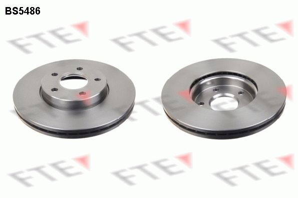 FTE BS5486: Piduriketas Ø: 278mm, sisemine õhutus, Ø: 278mm