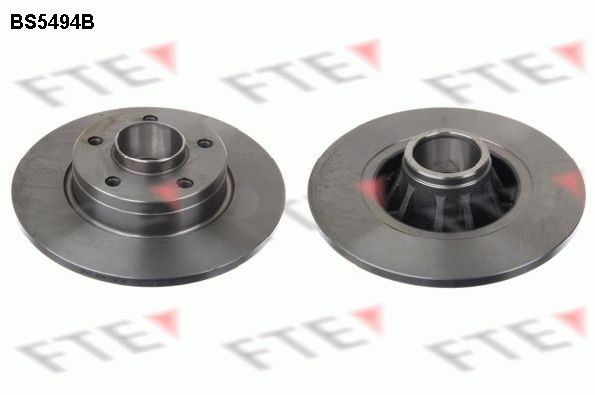 FTE BS5494B: Piduriketas Ø: 280mm, täis, Ø: 280mm, kaetud, ilma ABS- anduriteta, ilma rattalaagrita
