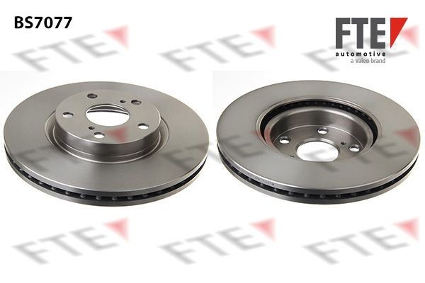FTE BS7077: Disque de frein Ø: 295mm, ventilé de l'intérieur, Ø: 295mm