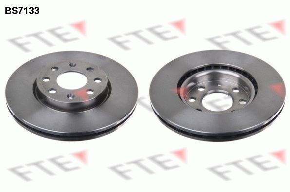 FTE BS7133: Bremseskive Ø: 257mm, indvendigt ventileret, Ø: 257mm