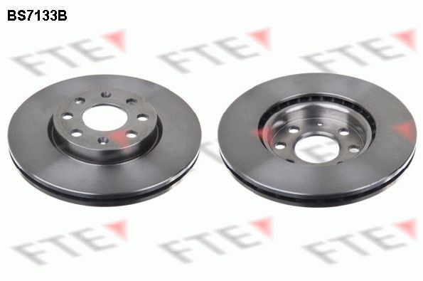 FTE BS7133B: Bremseskive Ø: 257mm, indvendigt ventileret, Ø: 257mm, coatet