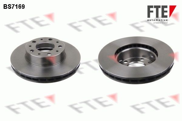 FTE BS7169: Féktárcsa Ø: 280mm, belső hűtésű, Ø: 280mm