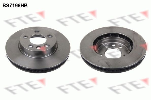 FTE BS7199HB: Piduriketas Ø: 330mm, sisemine õhutus, kaetud