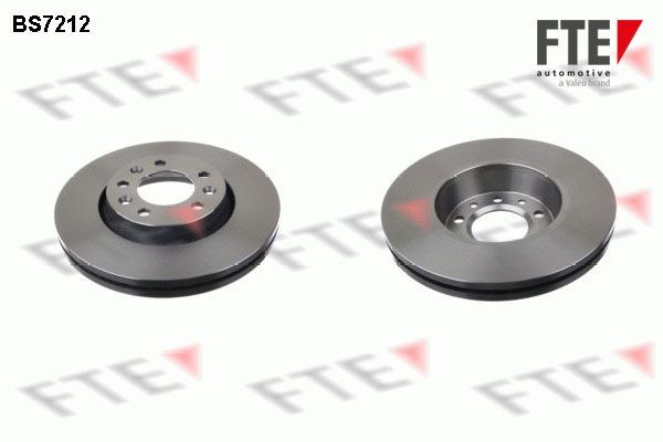 FTE BS7212: Piduriketas Ø: 280mm, sisemine õhutus, Ø: 280mm