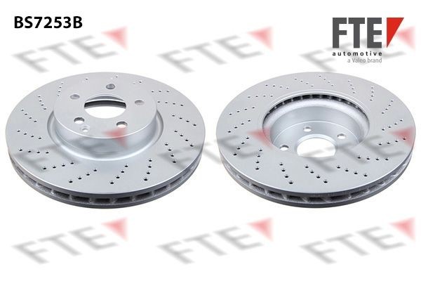 FTE BS7253B: Piduriketas Ø: 322mm, augustatud/sise, Ø: 322mm, kaetud
