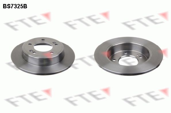 FTE BS7325B: Disco de freno Ø: 262mm, macizo, Ø: 262mm, revestido