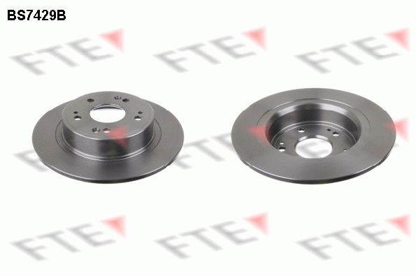FTE BS7429B: Disco de freno Ø: 282mm, macizo, Ø: 282mm, revestido