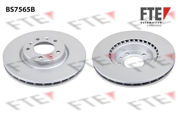 FTE BS7565B: Bremseskive Ø: 283mm, indvendigt ventileret, Ø: 283mm, coatet