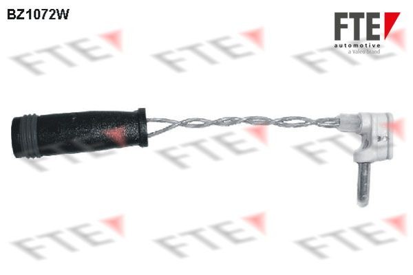 FTE BZ1072W: Hoiatuskontakt, piduriklotsi kulumine