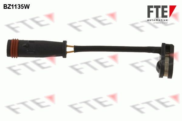 FTE BZ1135W: Hoiatuskontakt, piduriklotsi kulumine