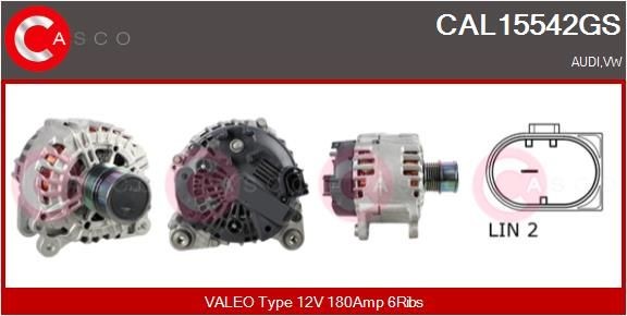 CASCO CAL10319AS: Alternator 120A, cu regulator integrat