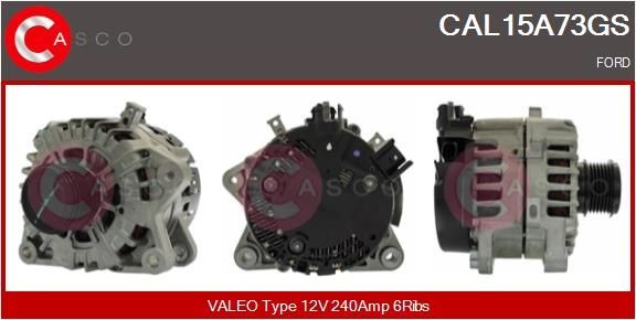 CASCO CAL10435GS: Alternator 150A, ze zintegrowanym regulatorem