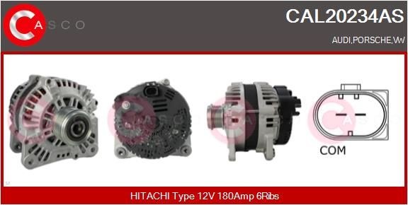 CASCO CAL10602AS: Laturi 70A, Integroidulla säätimellä