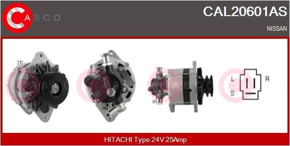CASCO CAL10627GS: Lichtmaschine Genuine 100A, mit integriertem Regler