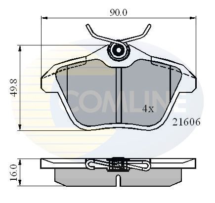 COMLINE CBP01095: Piduriklotsid
