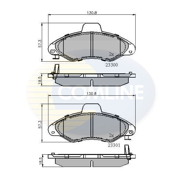 COMLINE CBP3393: Piduriklotsid
