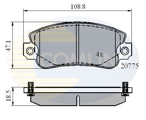 COMLINE CBP4129: Piduriklotsid