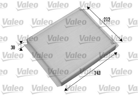 VALEO 698876: Filtr, vzduch v interiéru filtr částic CLIMFILTER COMFORT
