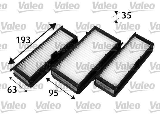VALEO 715530: Filtrs, Salona telpas gaiss Daļiņu filtrs CLIMFILTER COMFORT