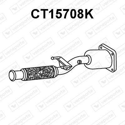 VENEPORTE CT15708K: Katalüsaator koos osadega